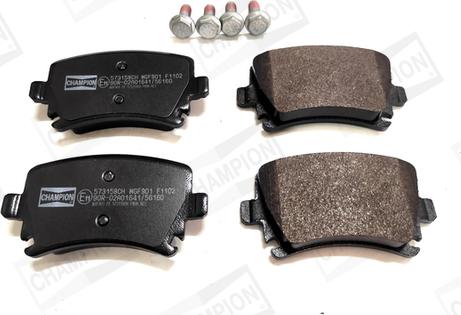 Champion 573158CH - Brake Pad Set, disc brake car-mod.net