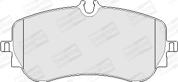 Champion 573832CH - Brake Pad Set, disc brake car-mod.net