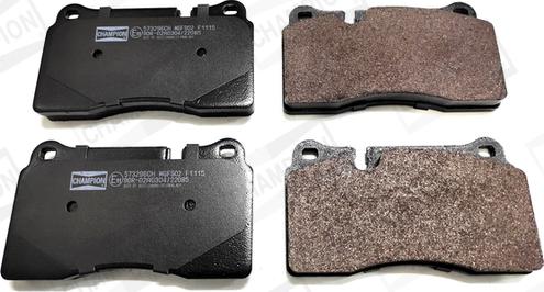 Champion 573296CH - Brake Pad Set, disc brake car-mod.net