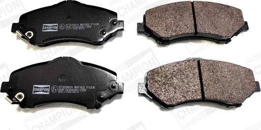 Champion 573298CH - Brake Pad Set, disc brake car-mod.net