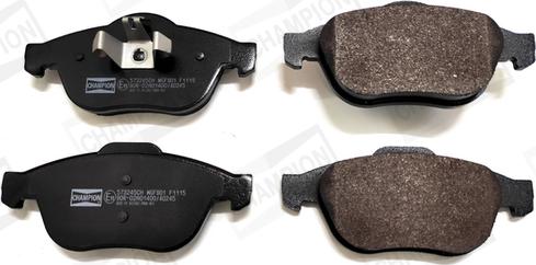 Champion 573245CH - Brake Pad Set, disc brake car-mod.net