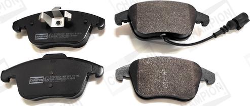 Champion 573246CH - Brake Pad Set, disc brake car-mod.net