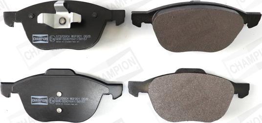 Champion 573209CH - Brake Pad Set, disc brake car-mod.net