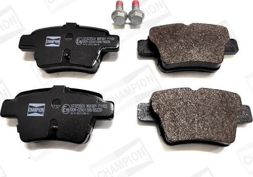 Champion 573235CH - Brake Pad Set, disc brake car-mod.net