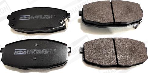 Champion 573730CH - Brake Pad Set, disc brake car-mod.net