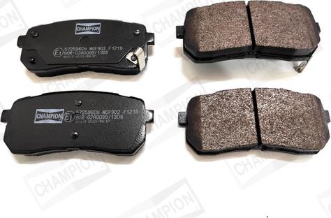 Champion 572596CH - Brake Pad Set, disc brake car-mod.net
