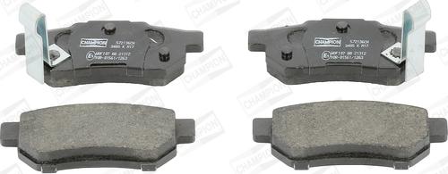 Champion 572136CH - Brake Pad Set, disc brake car-mod.net