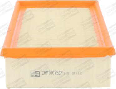 Champion CAF100756P - Engine Air Filter car-mod.net