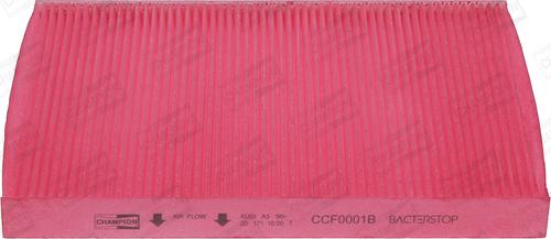 Champion CCF0001B - Filter, interior air car-mod.net