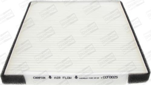 Champion CCF0025 - Filter, interior air car-mod.net