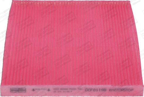 Champion CCF0119B - Filter, interior air car-mod.net