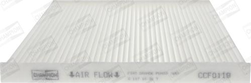 Champion CCF0119 - Filter, interior air car-mod.net