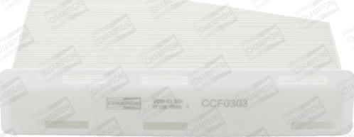 Champion CCF0303 - Filter, interior air car-mod.net