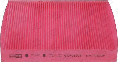 Champion CCF0320B - Filter, interior air car-mod.net