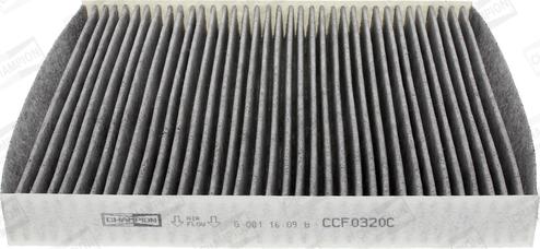 Champion CCF0320C - Filter, interior air car-mod.net