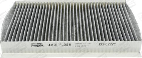 Champion CCF0227C - Filter, interior air car-mod.net