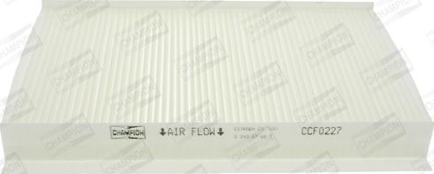 Champion CCF0227 - Filter, interior air car-mod.net