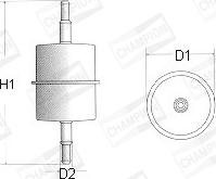 Champion L104/606 - Fuel filter car-mod.net