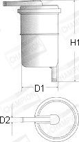Champion L119/606 - Fuel filter car-mod.net