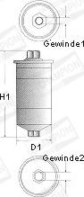 Champion L204/606 - Fuel filter car-mod.net