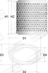 Champion W206/606 - Engine Air Filter car-mod.net