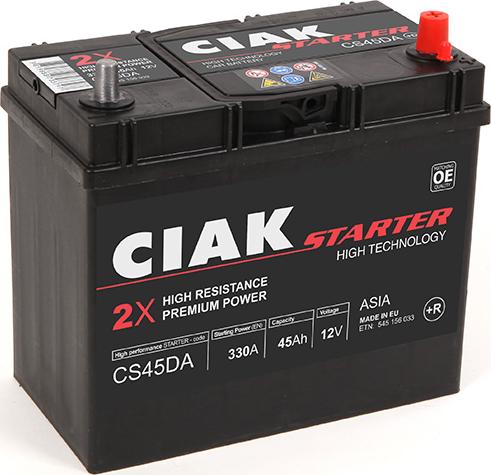 CIAKStarter CS45DA - Starter Battery car-mod.net