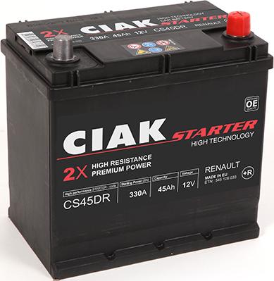 CIAKStarter CS45DR - Starter Battery car-mod.net