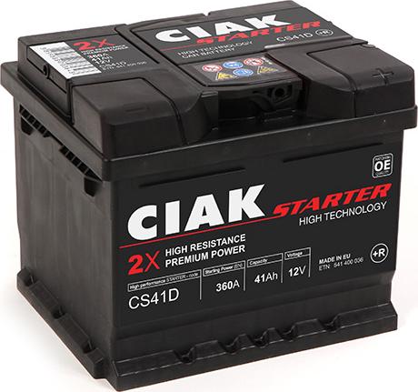 CIAKStarter CS41D - Starter Battery car-mod.net
