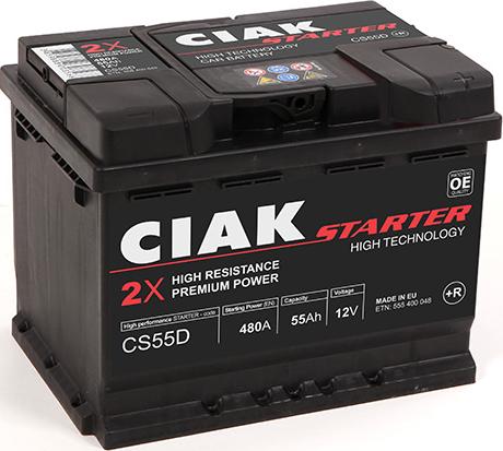 CIAKStarter CS55D - Starter Battery car-mod.net