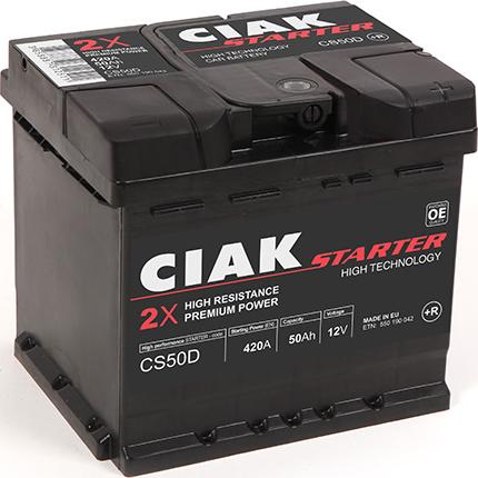 CIAKStarter CS50D - Starter Battery car-mod.net
