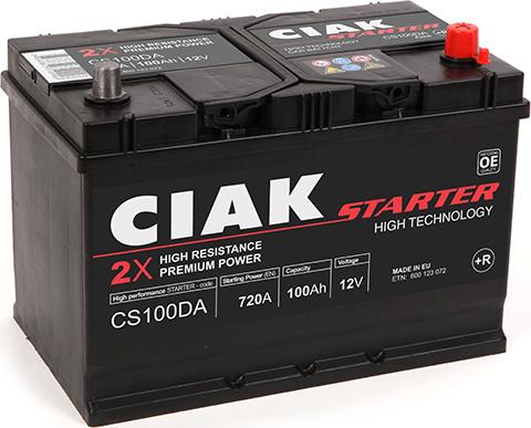 CIAKStarter CS100DA - Starter Battery car-mod.net