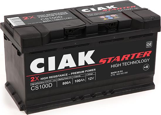 CIAKStarter CS100D - Starter Battery car-mod.net