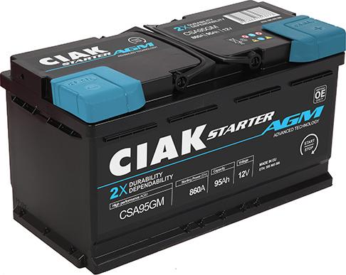 CIAKStarter CSA95GM - Starter Battery car-mod.net