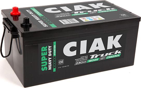 CIAKStarter CSS230L - Starter Battery car-mod.net