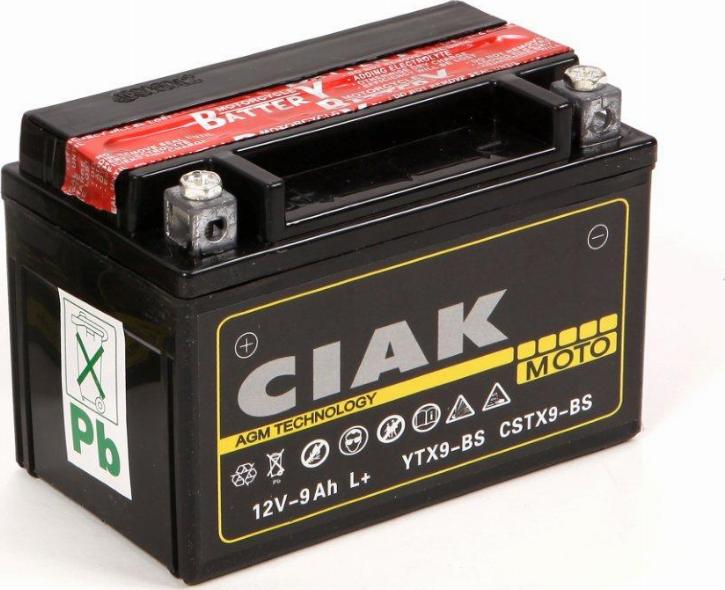 CIAKStarter CSTX9-BS - Starter Battery car-mod.net