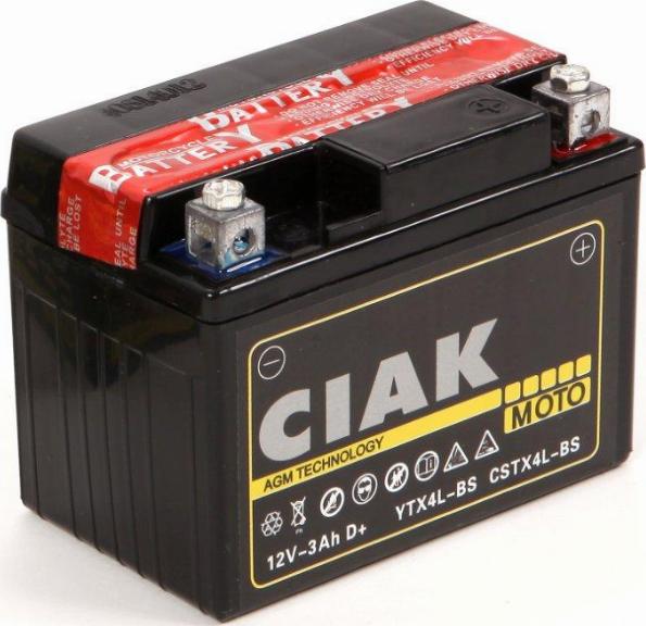 CIAKStarter CSTX4L-BS - Starter Battery car-mod.net