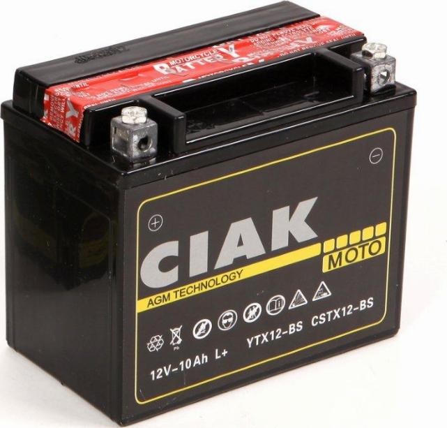 CIAKStarter CSTX12-BS - Starter Battery car-mod.net