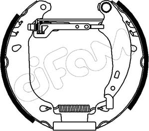 Cifam 151-098 - Drum Brake Shoe Set car-mod.net