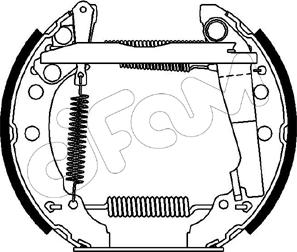 Cifam 151-045 - Drum Brake Shoe Set car-mod.net