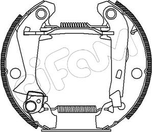 Cifam 151-043 - Drum Brake Shoe Set car-mod.net
