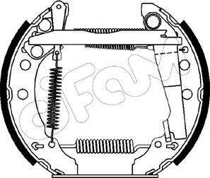Cifam 151-031 - Drum Brake Shoe Set car-mod.net