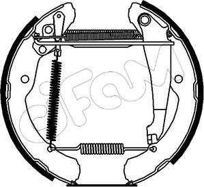 Cifam 151-147 - Drum Brake Shoe Set car-mod.net