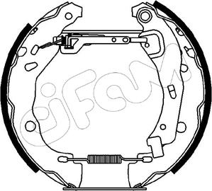 Cifam 151-155 - Drum Brake Shoe Set car-mod.net