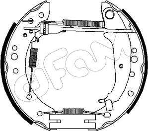 Cifam 151-214 - Drum Brake Shoe Set car-mod.net