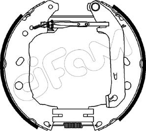 Cifam 151-230 - Drum Brake Shoe Set car-mod.net