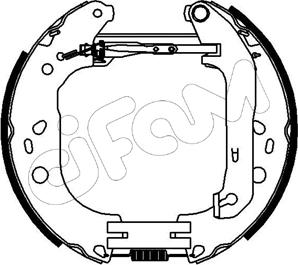 Cifam 151-229 - Drum Brake Shoe Set car-mod.net