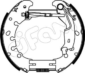 Cifam 151-222 - Drum Brake Shoe Set car-mod.net