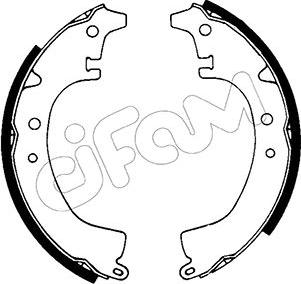 Cifam 153-408 - Drum Brake Shoe Set car-mod.net