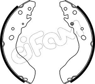 Cifam 153-403 - Drum Brake Shoe Set car-mod.net