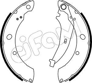 Cifam 153-481 - Drum Brake Shoe Set car-mod.net
